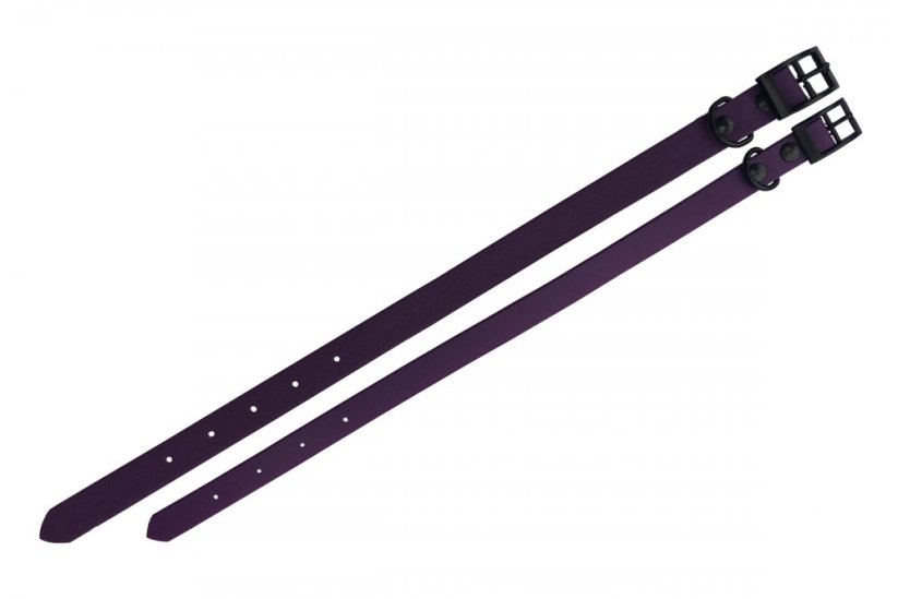 Obojek voděodolný 40cm/16mm purpurový