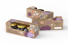 SADA Dárková sada sojových svíček Rozkvetlá zahrada 3x50g(Levandule, Růže, Meruňka) NOVINKA PURE HAR