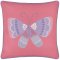 Dětský polštář Flutterby Butterfly Pink 43x43