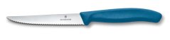 Swiss Classic, steak & pizza knife, 11cm, wavy, blue