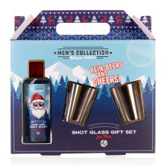 SET koupelový MEN'S COLLECTION WINTER EDITION v dárkové krabičce s kelímky