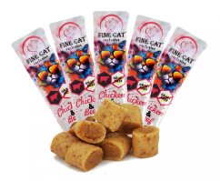 Fine Cat Exclusive Soft Roll svačinka pro kočky KUŘECÍ S HOVĚZÍM 5x10g
