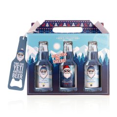 SET koupelový MEN'S COLLECTION WINTER EDITION v dárkové krabičce po 6ks s otvírákem