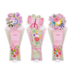SET péče o ruce LOVELY FLORALS v dárkovém balení s pilníkem, 3 motivy ( 12ks displ)