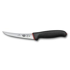Nůž Dual Grip, boning knife, 12cm, straight, super flex, black/red