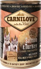 Carnilove Wild Meat Salmon & Turkey for Puppies 400g 5+1 ZDARMA