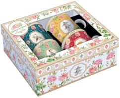 Čtyři porcelánové hrnky Jardins D´Orient
