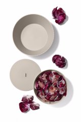 Poklice na mísu Nettuno / Hera L Moka Grey 25 cm