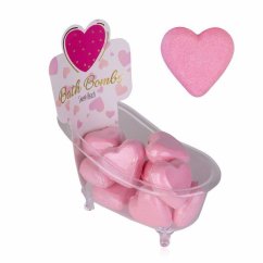 FIZZER 90g HEARTS ve tvaru srdce (14 ks v plastové vaně) ACCENTRA