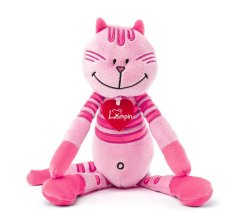 Kočka ROSALIE střední - růžová (38 cm) NOVINKA LUMPIN