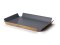 Protiskluzový servírovací podnos 41cm, šedý
