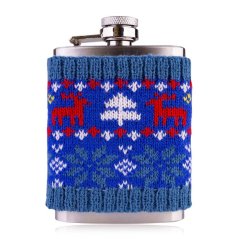 SET koupelový MEN'S COLLECTION WINTER EDITION v dárkové krabičce s nerez placatkou