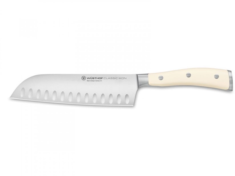 CL IKON CREME Blok s 9ks nožů (nůž na chleba dvojité vroubkování)