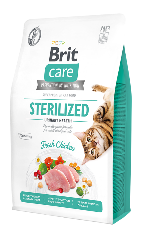 Brit Care Cat Grain-Free Sterilized Urinary Health 2kg